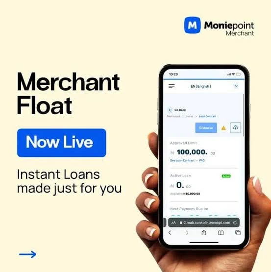 Moniepoint Merchant Float