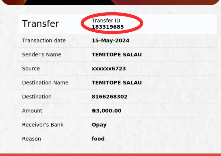 UBA Session ID Example