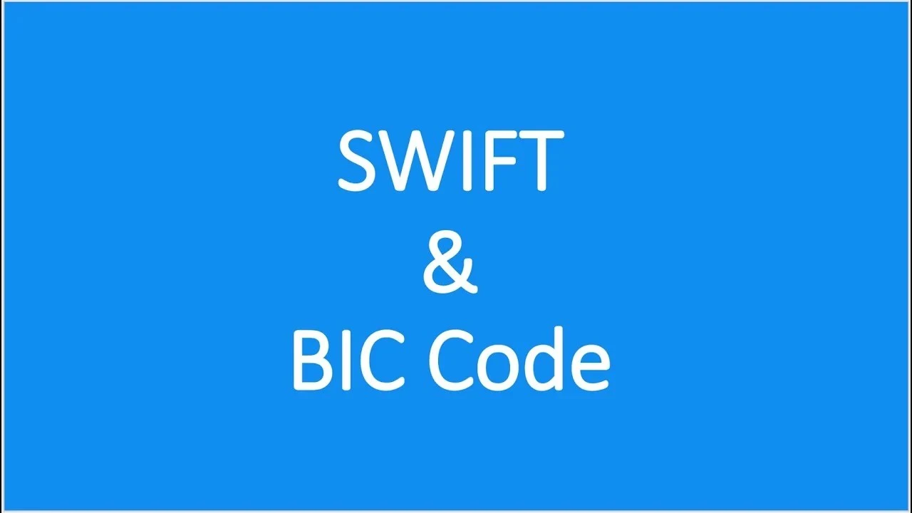 Swift code and BIC code
